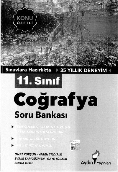 COĞRAFYA SORU BANKASI KONU ÖZETLİ YKS Fotokopi