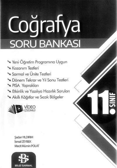 COĞRAFYA SORU BANKASI VİDEO ÇÖZÜMLÜ YKS Fotokopi
