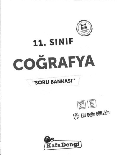 COĞRAFYA SORU BANKASI YKS Fotokopi