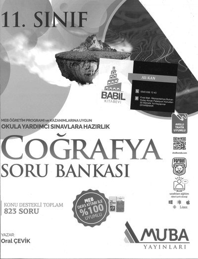 COĞRAFYA SORU BANKASI YKS Fotokopi