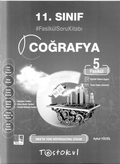 COĞRAFYA FASİKÜL SORU KİTABI YKS Fotokopi