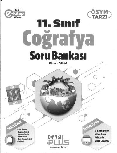 COĞRAFYA SORU BANKASI YKS Fotokopi