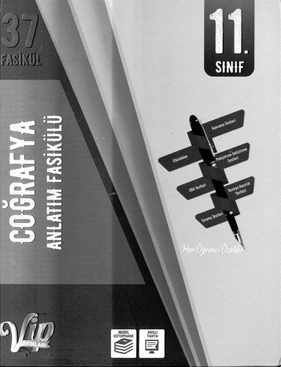 COĞRAFYA ANLATIM FASİKÜLÜ 37 FASİKÜL YKS Fotokopi