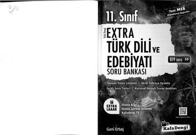 EXTRA TÜRK DİLİ VE EDEBİYATI SORU BANKASI YKS Fotokopi