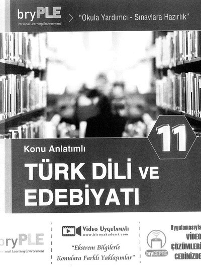 KONU ANLATIMLI TÜRK DİLİ VE EDEBİYATI OKULA YARDIMCI YKS Fotokopi