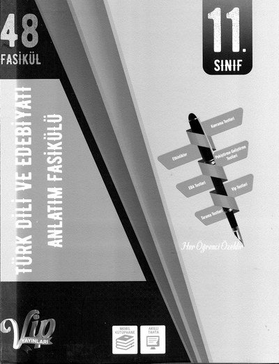 TÜRK DİLİ VE EDEBİYATI ANLATIM FASİKÜLÜ 48 FASİKÜL YKS Fotokopi