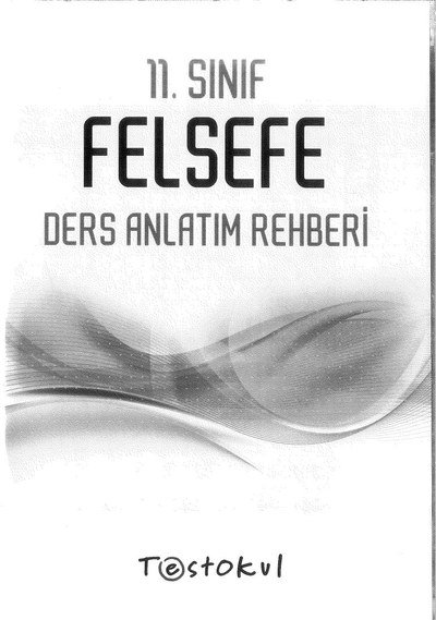 FELSEFE DERS ANLATIM REHBERİ YKS Fotokopi