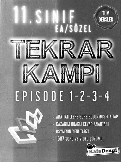 EA/SÖZEL TEKRAR KAMPI EPISODE 1-2-3-4 YKS Fotokopi