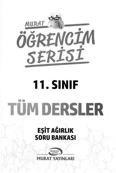 TÜM DERSLER ÖĞRENCİM SERİSİ EŞİT AĞIRLIK SORU BANKASI YKS Fotokopi