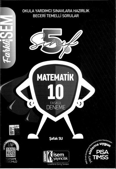 MATEMATİK 10 FASİKÜL DENEME YKS Fotokopi