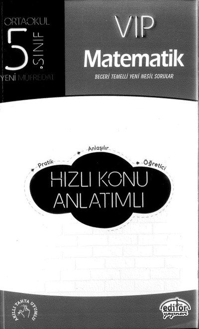 VIP MATEMATİK KONU ANLATIMLI YKS Fotokopi