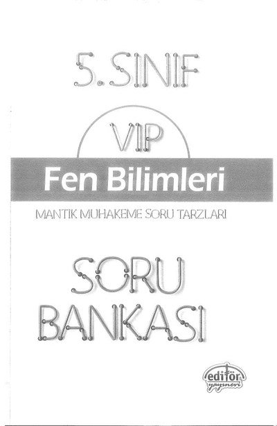 VIP FEN BİLİMLERİ SORU BANKASI YKS Fotokopi