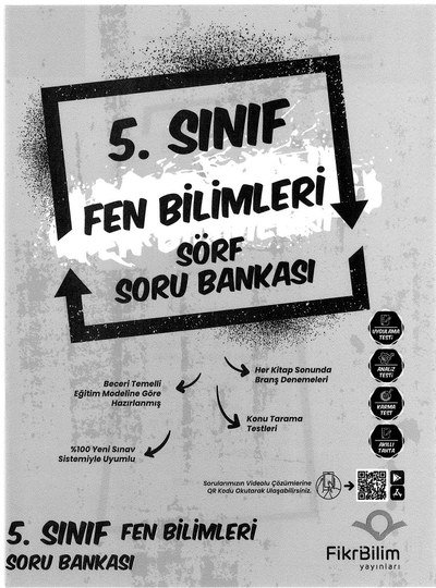 FEN BİLİMLERİ SÖRF SORU BANKASI YKS Fotokopi