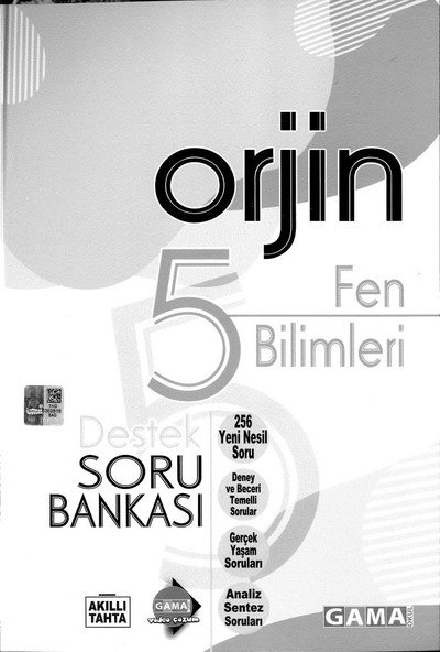 ORJİN FEN BİLİMLERİ SORU BANKASI YKS Fotokopi