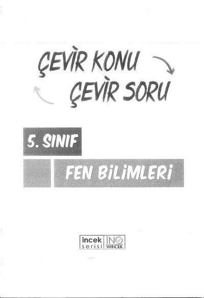 ÇEVİR KONU ÇEVİR SORU FEN BİLİMLERİ YKS Fotokopi