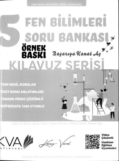 FEN BİLİMLERİ SORU BANKASI YKS Fotokopi