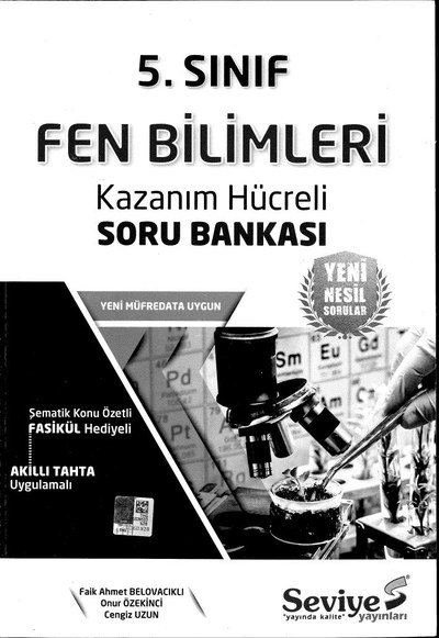 FEN BİLİMLERİ KAZANIM HÜCRELİ SORU BANKASI YKS Fotokopi