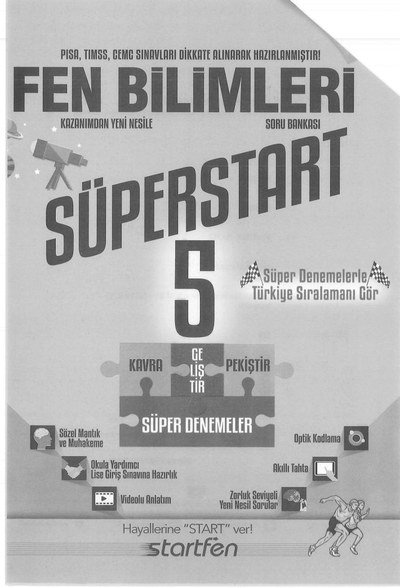 FEN BİLİMLERİ SÜPERSTART YKS Fotokopi