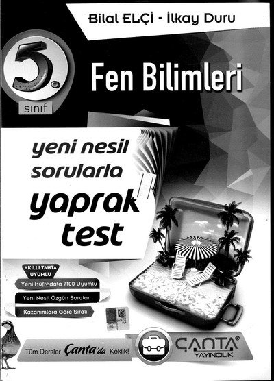 FEN BİLİMLERİ TEST YKS Fotokopi