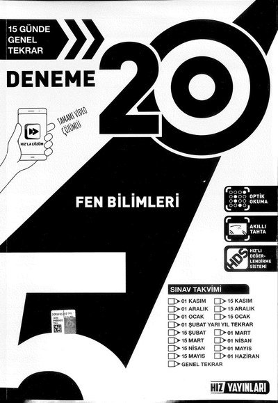 20 DENEME FEN BİLİMLERİ YKS Fotokopi
