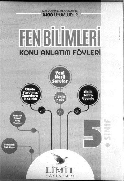 FEN BİLİMLERİ KONU ANLATIM FÖYLERİ YKS Fotokopi