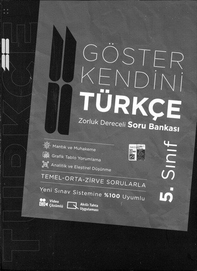 GÖSTER KENDİNİ TÜRKÇE SORU BANKASI YKS Fotokopi