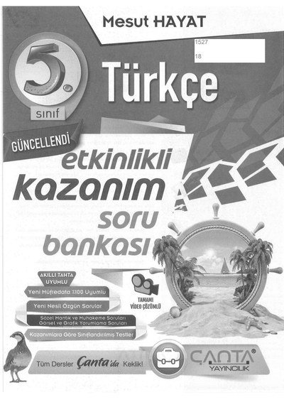TÜRKÇE ETKİNLİKLİ KAZANIM SORU BANKASI YKS Fotokopi