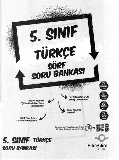 TÜRKÇE SÖRF SORU BANKASI YKS Fotokopi