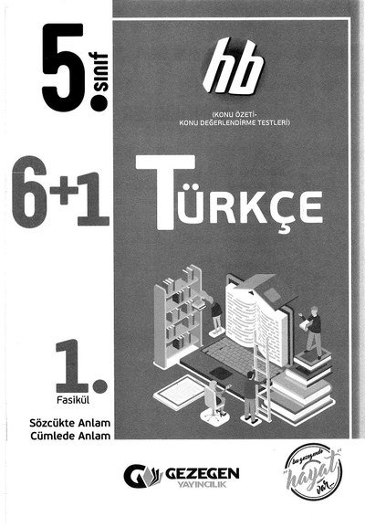 6+1 TÜRKÇE 1. FASİKÜL YKS Fotokopi