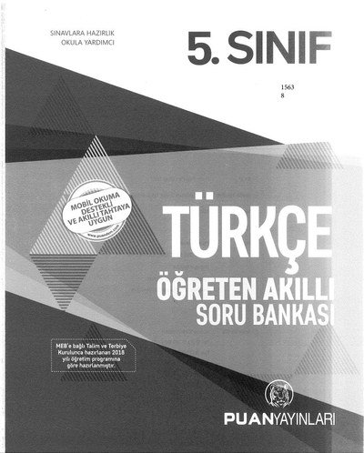 TÜRKÇE ÖĞRETEN AKILLI SORU BANKASI YKS Fotokopi