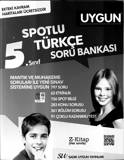 SPOTLU TÜRKÇE SORU BANKASI YKS Fotokopi