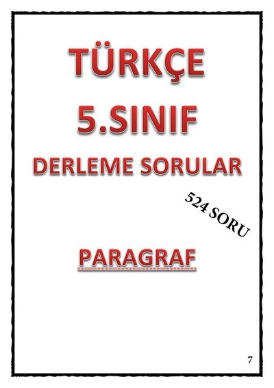 KARMA PARAGRAF AROMASI YKS Fotokopi