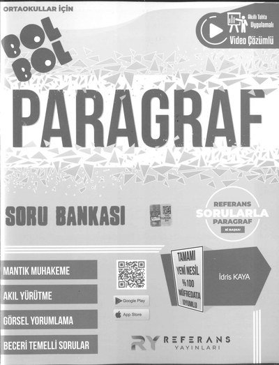 BOL BOL PARAGRAF SORU BANKASI YKS Fotokopi