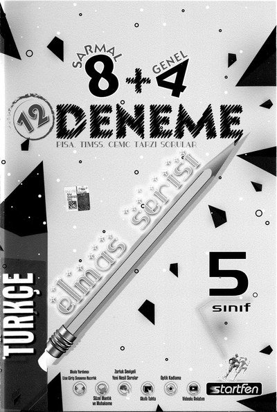 8+4 DENEME ELMAS SERİSİ TÜRKÇE YKS Fotokopi