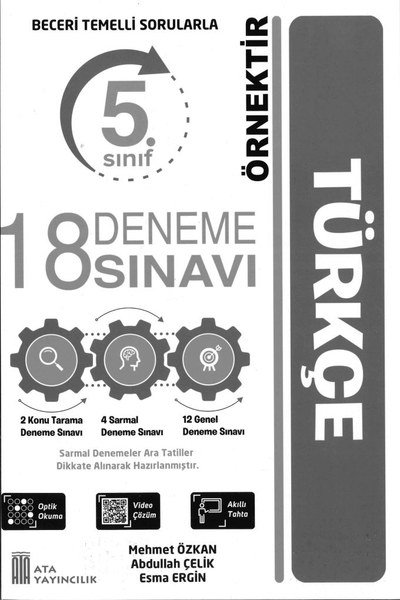 18 DENEME SINAVI TÜRKÇE YKS Fotokopi