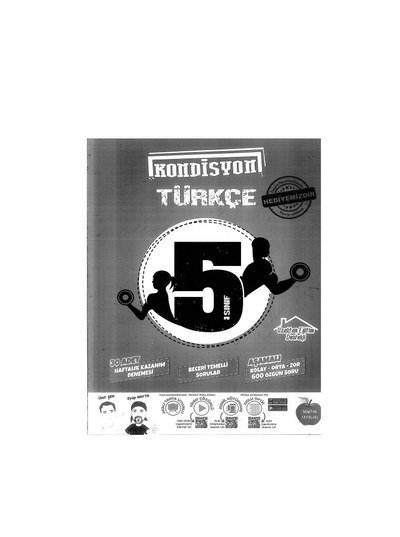 KONDİSYON TÜRKÇE YKS Fotokopi