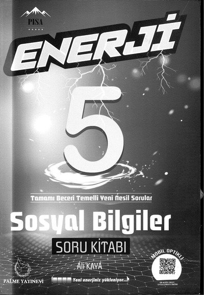 ENERJİ SOSYAL BİLGİLER SORU KİTABI YKS Fotokopi