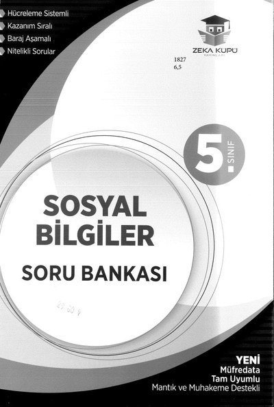 SOSYAL BİLGİLER SORU BANKASI YKS Fotokopi