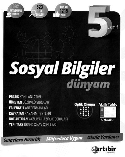 SOSYAL BİLGİLER DÜNYAM YKS Fotokopi