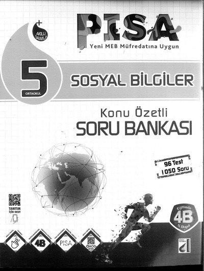 SOSYAL BİLGİLER KONU ÖZETLİ SORU BANKASI YKS Fotokopi