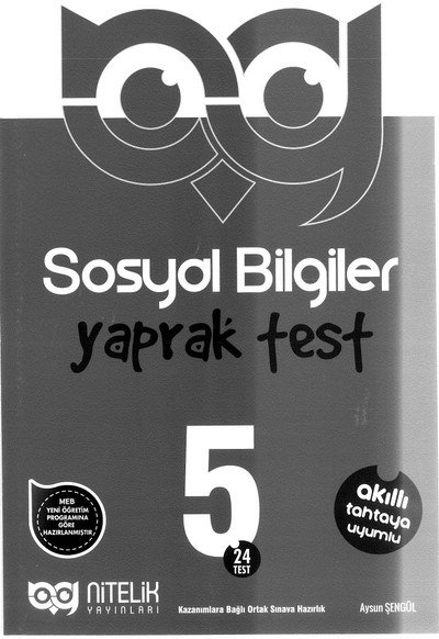 SOSYAL BİLGİLER YAPRAK TEST YKS Fotokopi