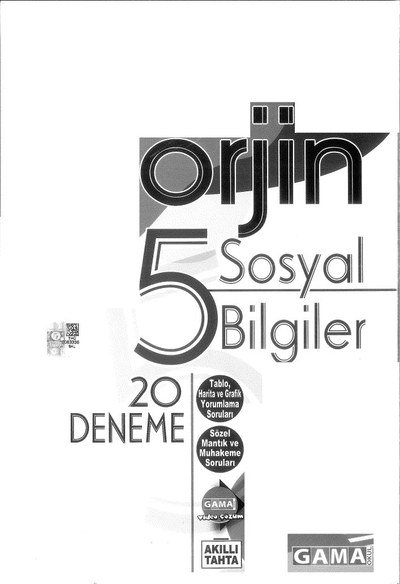 ORJİN SOSYAL BİLGİLER 20 DENEME YKS Fotokopi