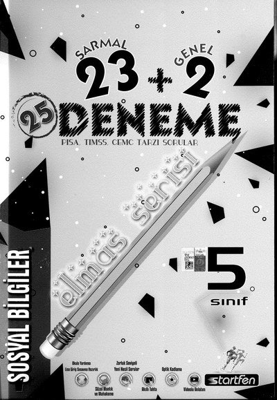 25 DENEME ELMAS SERİSİ SOSYAL BİLGİLER YKS Fotokopi