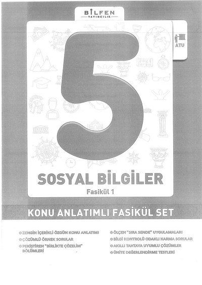 SOSYAL BİLGİLER FASİKÜL 1 YKS Fotokopi