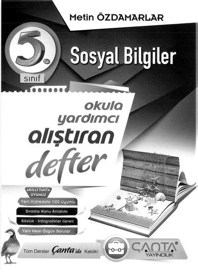 SOSYAL BİLGİLER OKULA ALIŞTIRAN DEFTER YKS Fotokopi