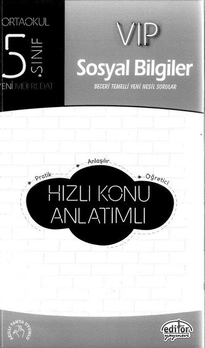 VIP SOSYAL BİLGİLER KONU ANLATIMLI YKS Fotokopi