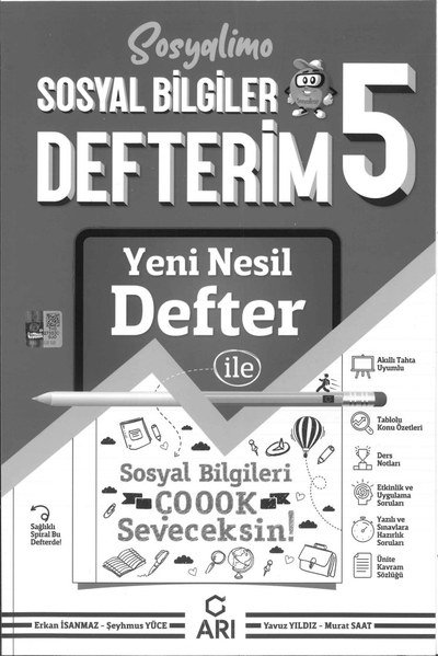 SOSYAL BİLGİLER DEFTERİM YKS Fotokopi