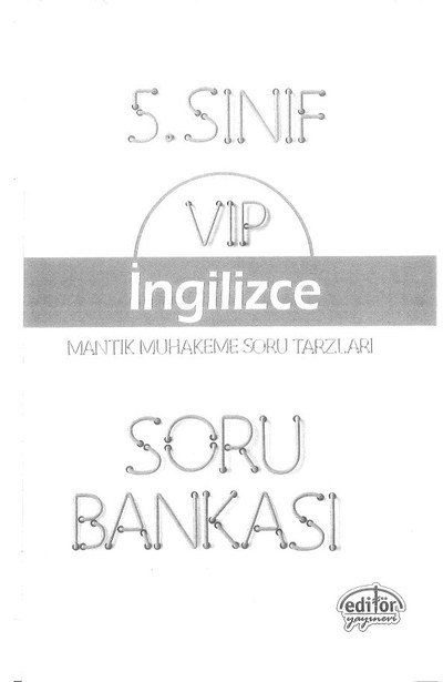 VIP İNGİLİZCE SORU BANKASI YKS Fotokopi