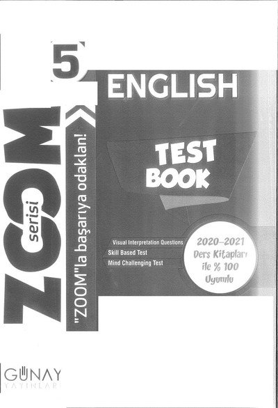 ENGLISH TEST BOOK YKS Fotokopi