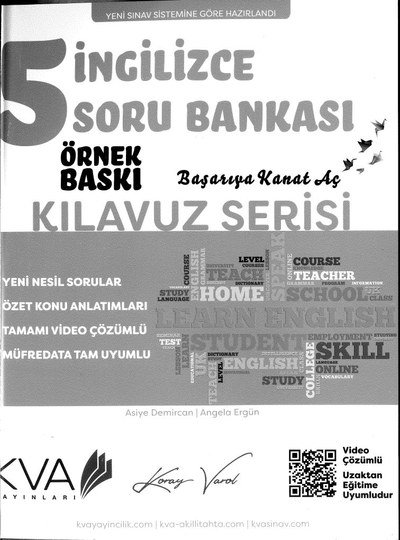 İNGİLİZCESORU BANKASI KILAVUZ SERİSİ YKS Fotokopi